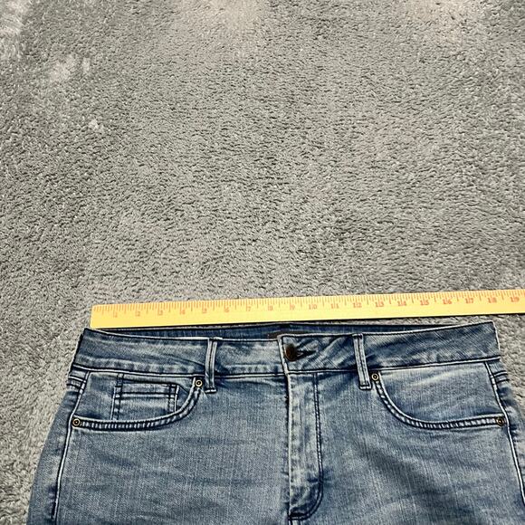 NYDJ Jeans Womens 14 (35x22) Capri High Rise Blue Denim Pants - Picture 7 of 10